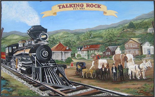 Talking Rock Mural by Mary Ann Manzel