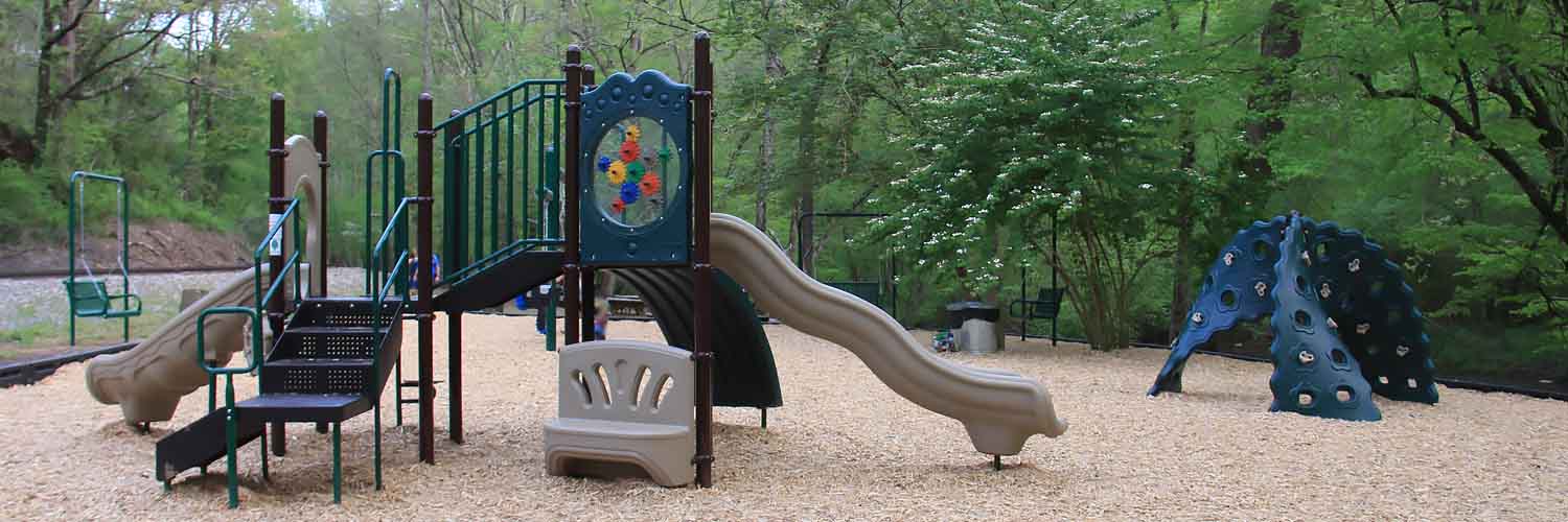 Talking Rock Park with Playground Swings Slide Climb